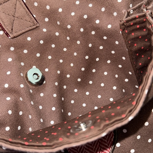 Loungefly  Brown Polka Dot Tote Bag - Picture 8 of 8